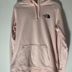 North Face Women's Baby Pink Sweatshirt Size Medium